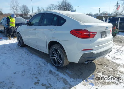 2015 BMW X4 xDrive28I z USA, uszkodzony, nr VIN 5UXXW3C55F0M86866